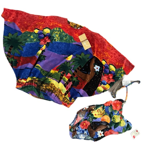 Vintage Deadstock Gottex Bathing Suit Set